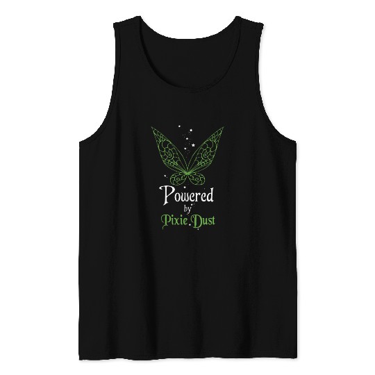 powered by pixie dust disney Tank Tops