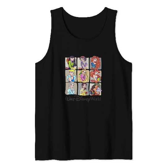 Disney Princess Tank Tops, Retro Princess Tank Tops