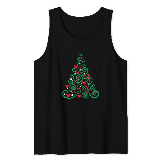 Disney Christmas TREE Tank Tops, Mickey Tank Tops