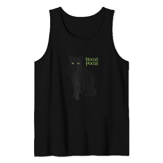 Disney Hocus Pocus Thakery Binx Halloween Raglan Tank Tops