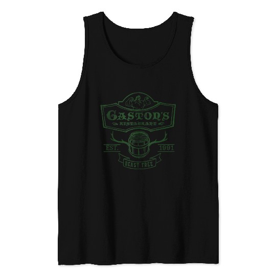 Disney Beauty And The Beast Gastons Restaurant E Tank Tops