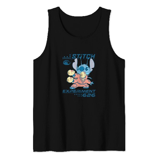Disney Lilo & Stitch 626 Stitch Day Action Pose Tank Tops
