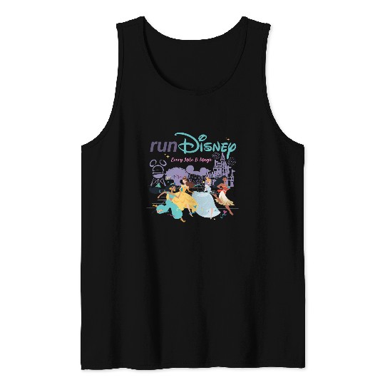 Retro Run Disney Marathon Princess Tank Tops