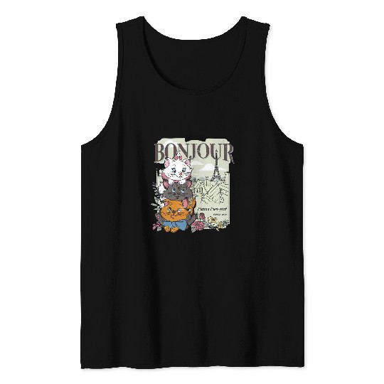 Disney Aristocats in Paris Tank Tops