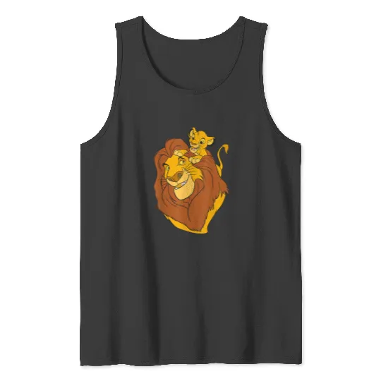 Disney The Lion King Simba And Mufasa Father And Son Tank Tops