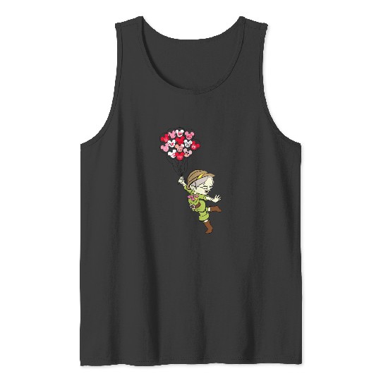 Carl And Ellie Valentine_s Day, Up Balloons Disney Valentine Tank Tops