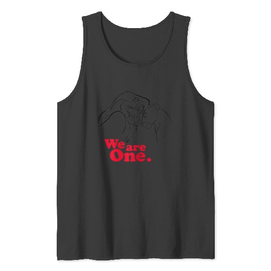 Disney Lion King Simba And Nala We Are One Love Tank Tops
