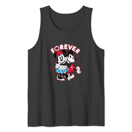 Disney Mickey Mouse Minnie Mouse Love Forever Valentines Tank Tops