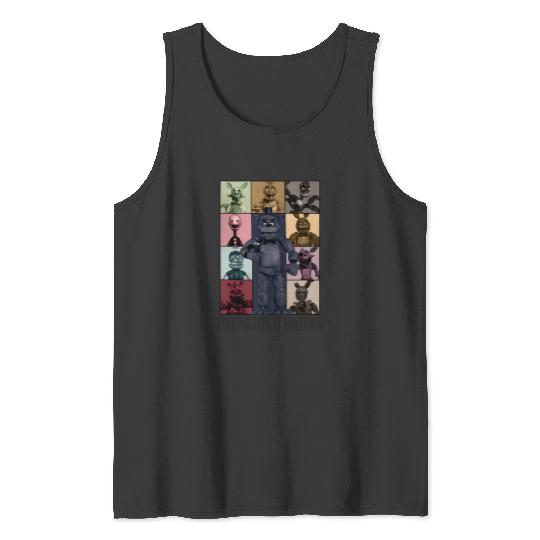 Five Nights At Freddys Eras Tour Tank Tops