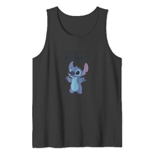 Discover Disney Lilo Stitch Did You Say Monday Big Chest Portrait Tank Tops