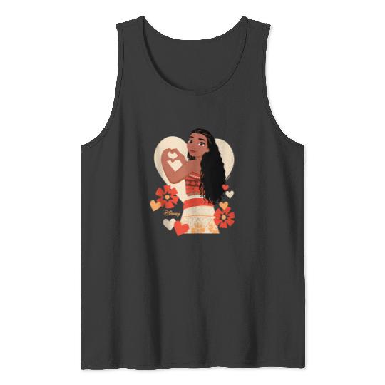 Disney Princess - Moana Heart Valentine's Day Tank Tops