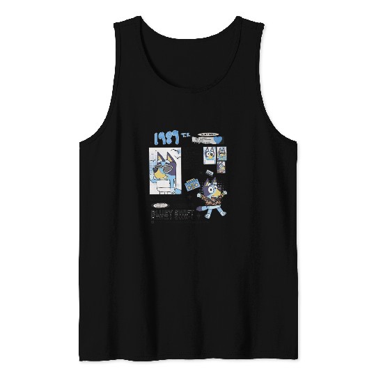 BlueyDad 1989 T Eras Tour classique Tank Tops