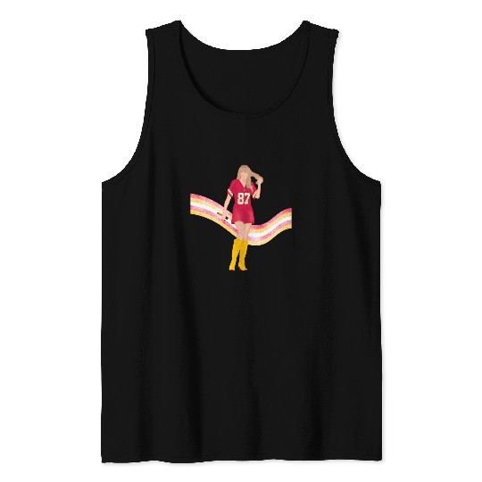 taylorr Swift x Travis Kelce Jersey (V5) Tank Tops
