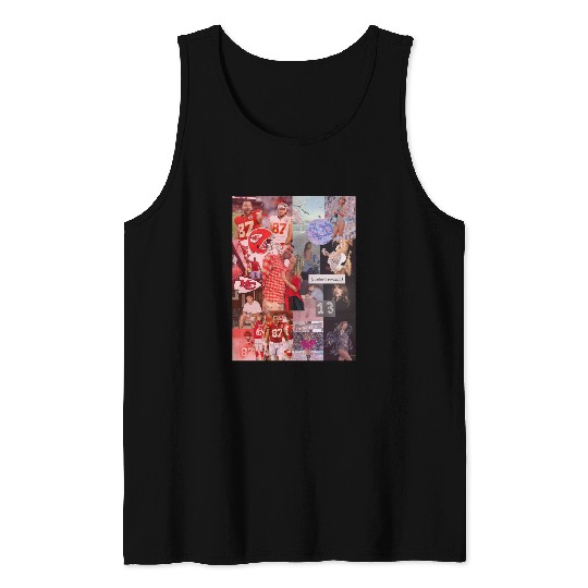 taylorr Swift and Travis Kelce Tank Tops