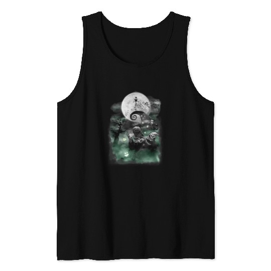 disneys The Nightmare Before Christmas Haunted Scene Tank Tops