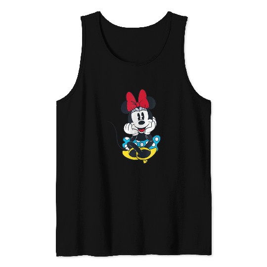 disneys Smiling Minnie Mouse Raglan Tank Tops