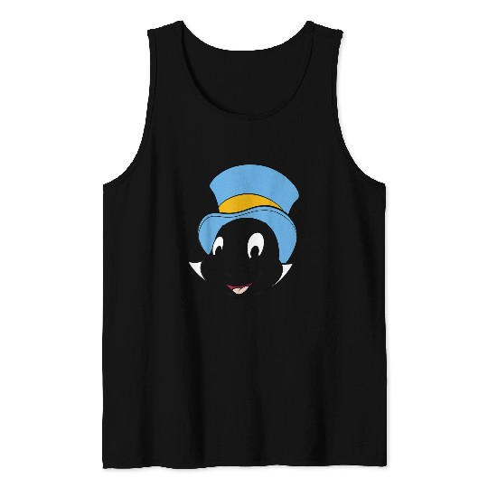disneys Pinocchio Jiminy Cricket Big Face Tank Tops