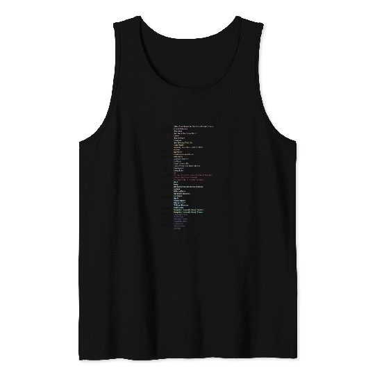 eras tour UPDATED SETLIST Active Tank Tops