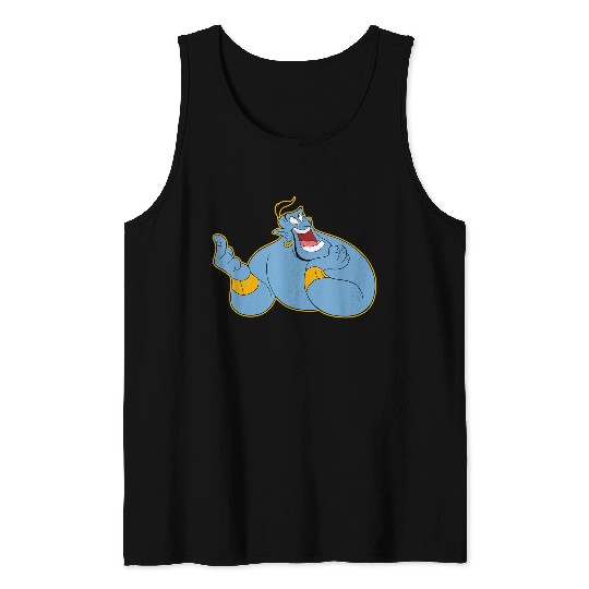 disneys Aladdin Happy Genie 90s Men's Tank Tops