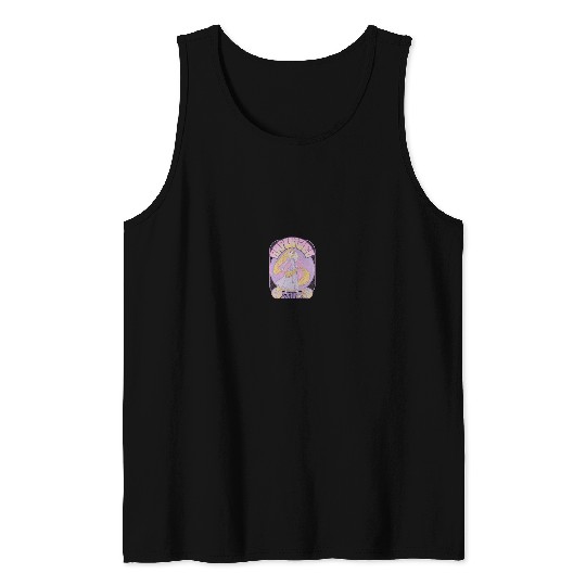 Disney Tangled Rapunzel Seventies Retro Poster Tank Tops
