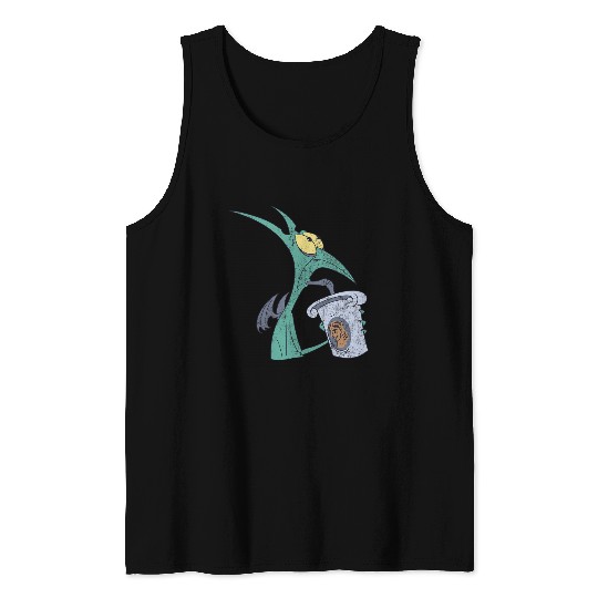 Disney Hercules I Am Panic Distressed Big Chest Portrait Tank Tops