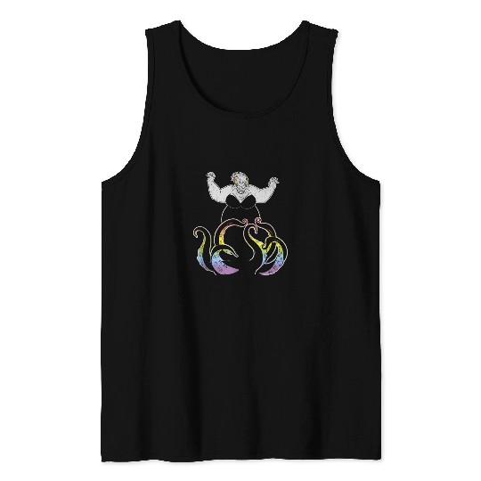 Disney Villains Ursula Rainbow Tentacles Tank Tops