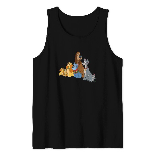 Lady and the Tramp Dogs Tank Top