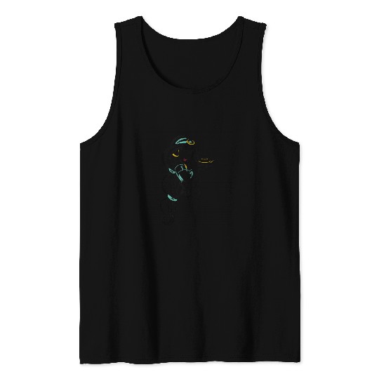 Disney Aladdin Jasmine Sketch Tank Tops