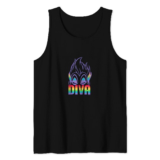 Disney Villains Ursula Diva Pride Tank Tops
