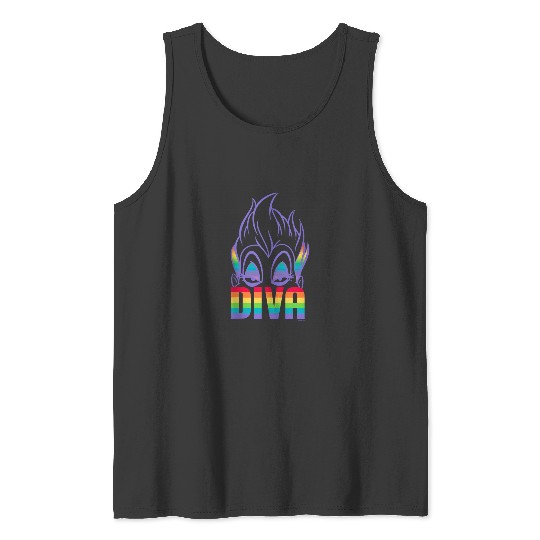 Disney Villains Ursula Diva Pride Tank Tops