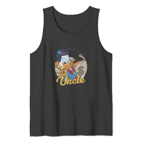 Disney DuckTales Scrooge McDuck World's Best Uncle Tank Tops