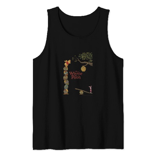 Disney Winnie The Pooh & Piglet Honey Pot Stack Tank Tops