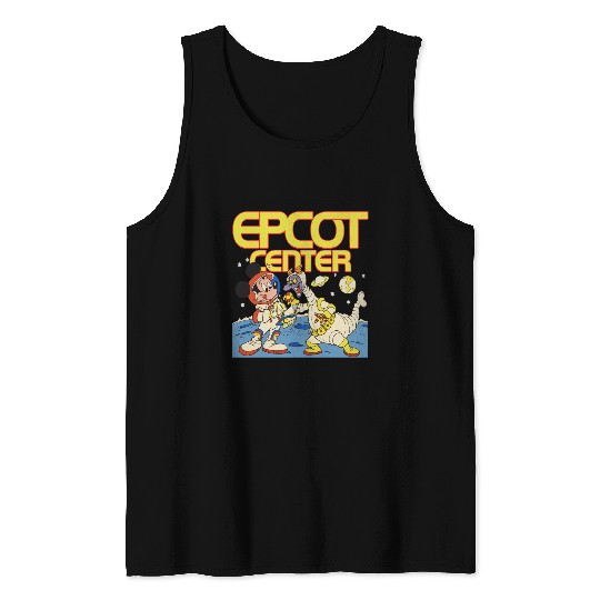 Disney Epcot Mickey Mouse & Figment Astronaut 1982 Retro Tank Tops