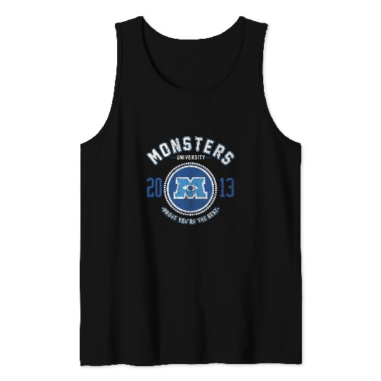 Disney Monsters University Logo Graphic Tank Tops