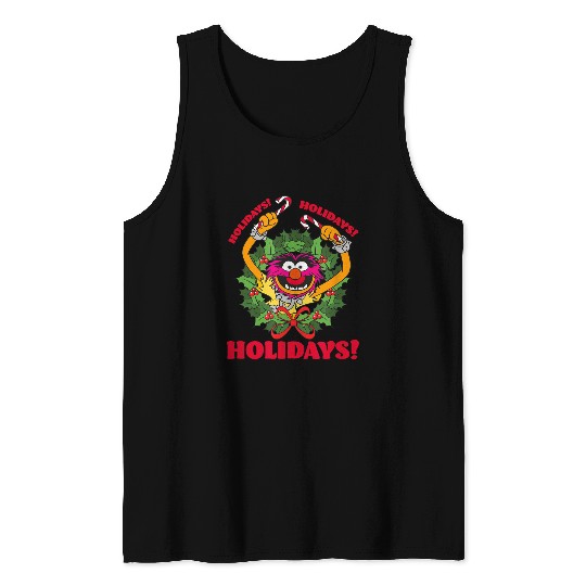Disneyss Christmas The Muppets Animal Holidays Holidays Tank Tops