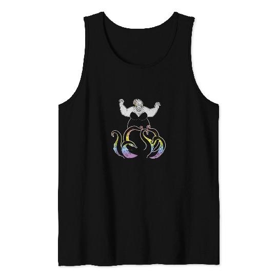 Disney Villains Ursula Rainbow Tentacles Tank Tops
