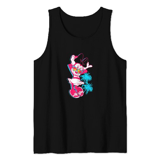 Disneyss Neon Minnie Mouse Hollywood Tank Tops
