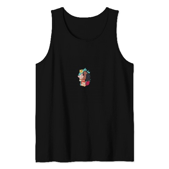 Disney Princess Moana and Pua Tank Tops