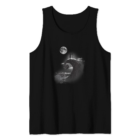 Disneyss Nightmare Before Christmas Jack And Sally Tank Tops
