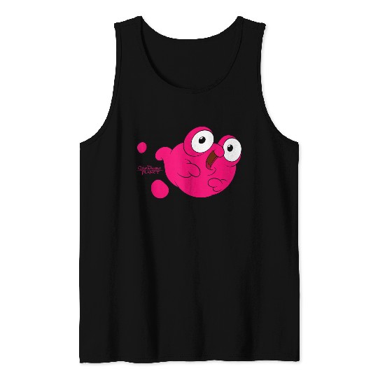 Disneyss Treasure Planet Morph Pink Blob Tank Tops