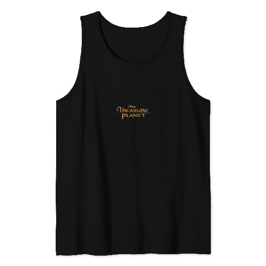 Disneyss Treasure Planet Title Logo Tank Tops