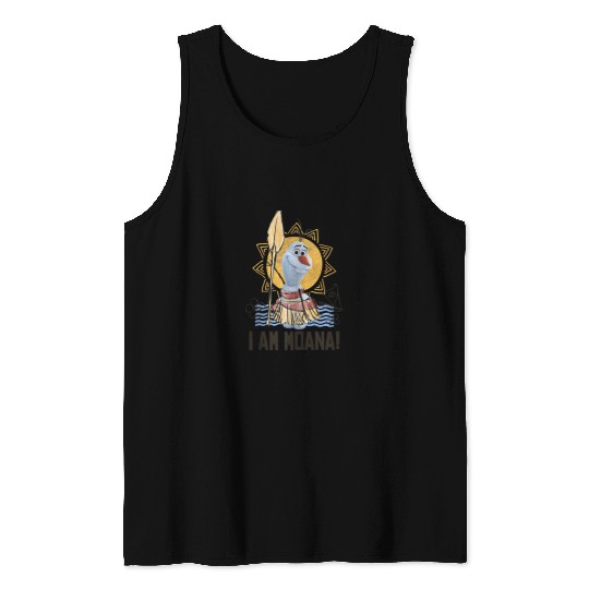 Disney Olaf Presents Moana Costume Sketch Tank Tops