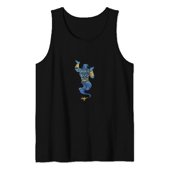Disney Aladdin Live Action Powerful Genie Tank Tops