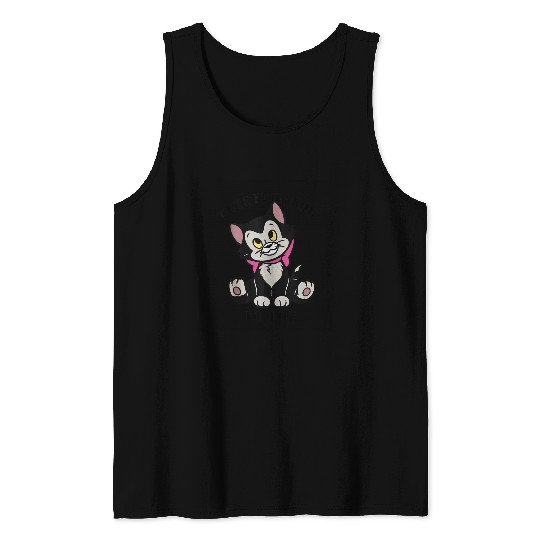 Disney Pinocchio Figaro Cute From Bow To Toe 7541 Tank Tops