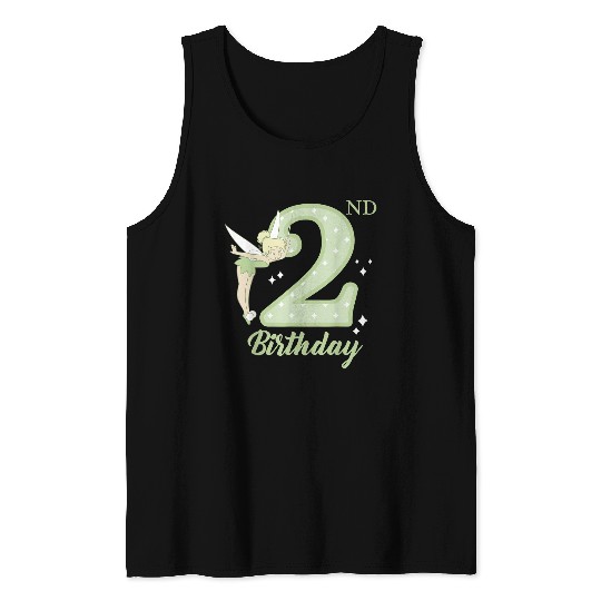 Disneyss Peter Pan 2nd Birthday Tinkerbell Portrait Tank Tops