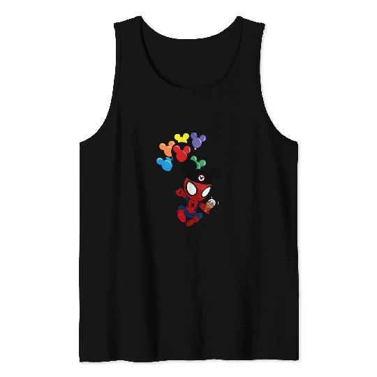 Disney Spiderman Balloons, Disney Spiderman Tank Tops