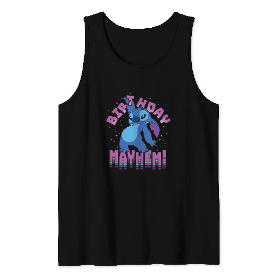 Disney Lilo & Stitch Disco Dance Birthday Mayhem! Tank Tops