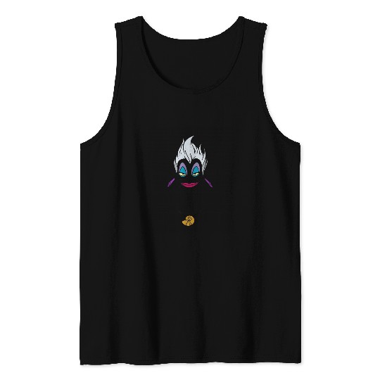 Disney Villains Ursula Big Face Tank Tops
