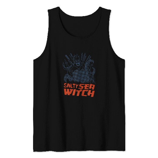 Disney The Little Mermaid Ursula Salty Witch Art Tank Tops