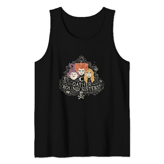 Disneyss Hocus Pocus Gather' Round Sanderson Sisters Tank Tops
